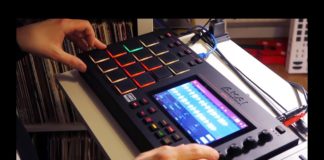 Playing Akai MPC Live Sampler