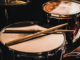 Drum sticks on snare drum