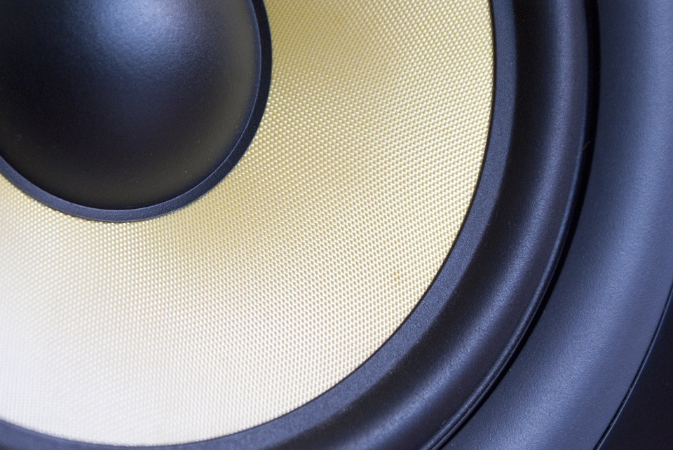 krk studio monitor cone upclose