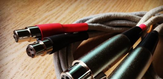 coiled up audio cables