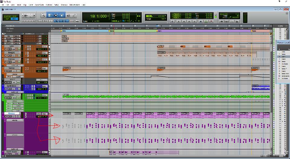 Avid Pro Tools screenshot