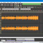 Screenshot of FREE DAW, Audacity, on Windows