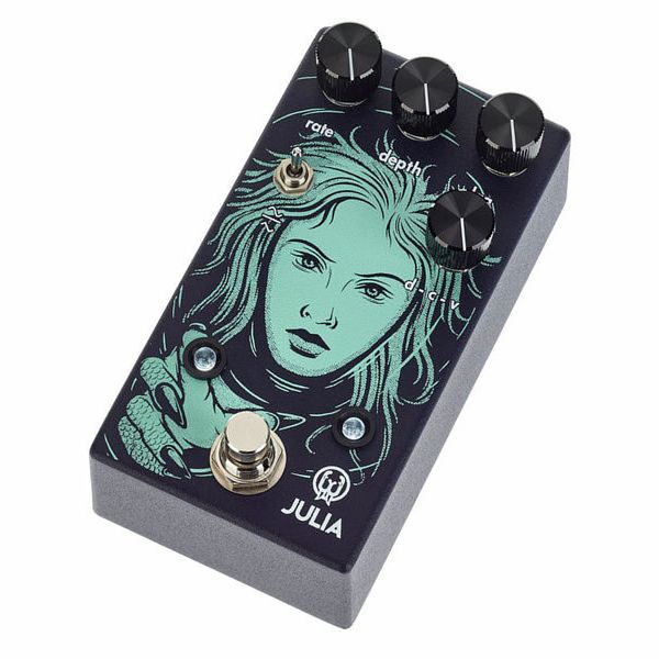 image of a Walrus Audio Julia chorus and vibrato guitar modulation pedal