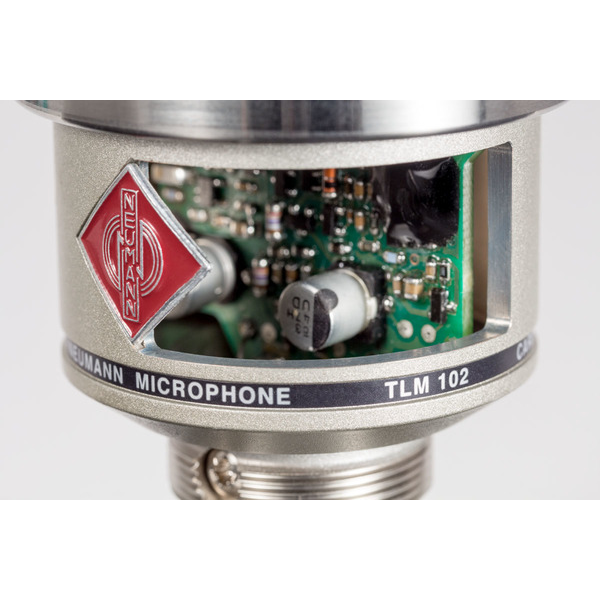 image of inner electronics of the Neumann TLM 102 Condenser Microphone
