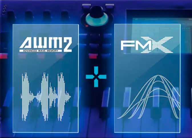 image showing some built in features of the Yamaha MODX6+ synthesizer